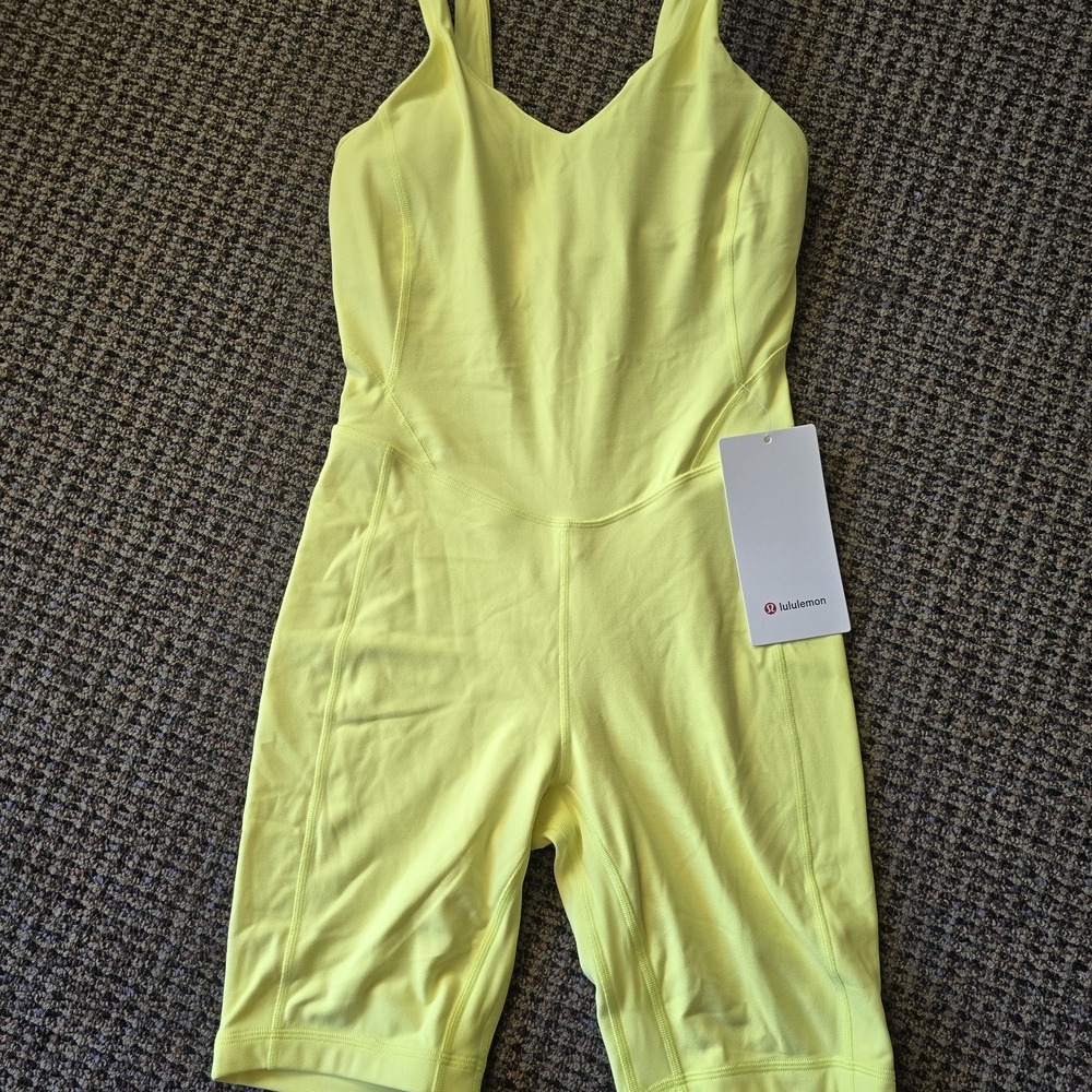 Lululemon Athletica Bright Yellow Sleeveless Top - Picture 2 of 8